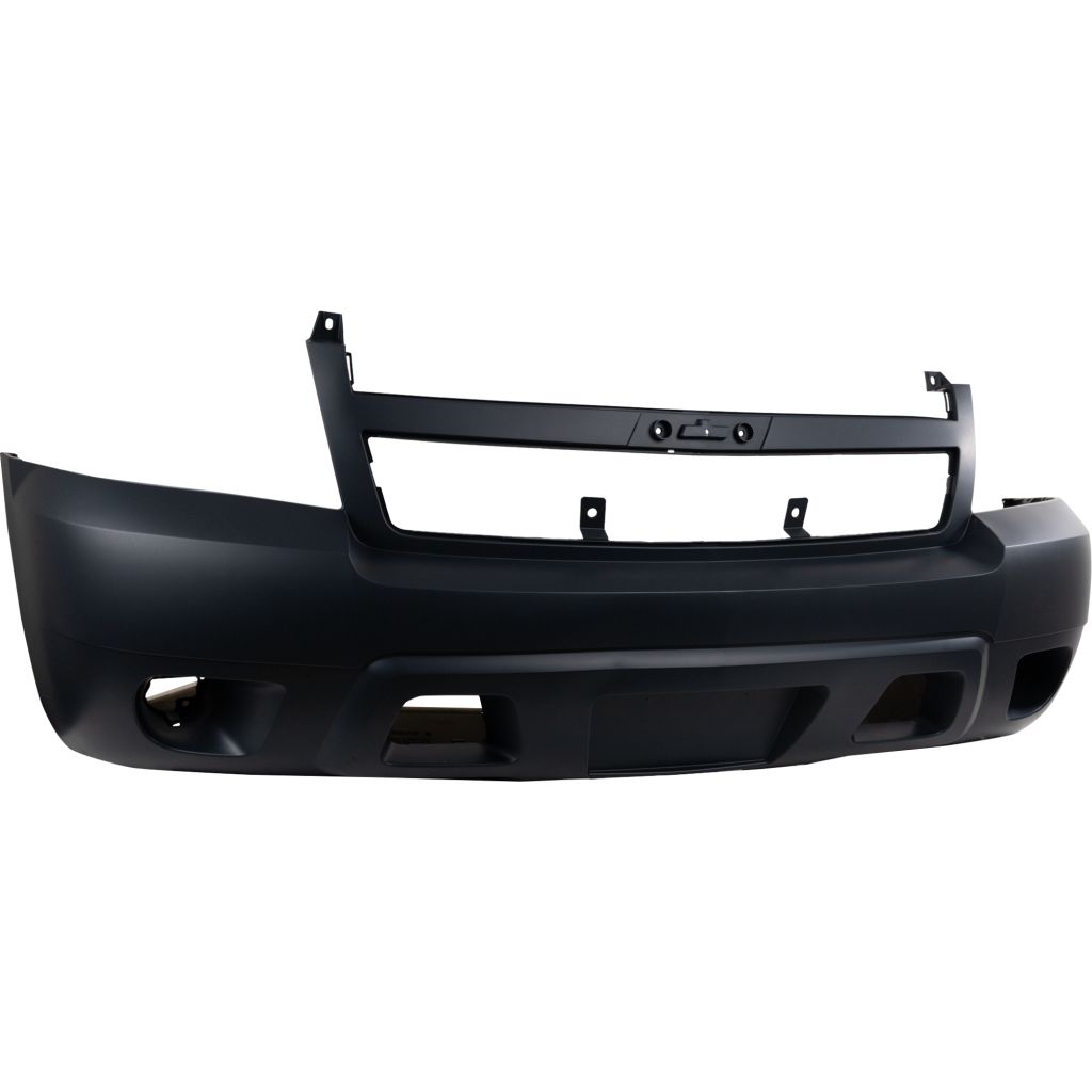 GM TRUCKS & VANS AVALANCHE FRONT BUMPER COVER PRIMED (W/ROUND FOG)**CAPA** OEM#25814570 2007-2013 PL#GM1000817C