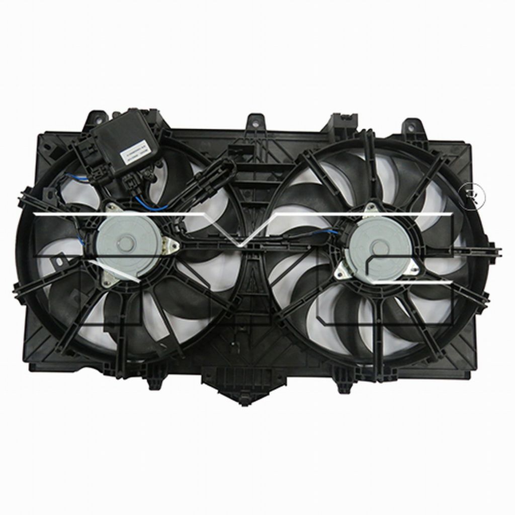 INFINITI Q50 HYBRID RADIATOR & A/C FAN ASSEMBLY (DUAL FAN)(W/ MODULE) OEM#214814GA0A 2014-2018 PL#IN3115112
