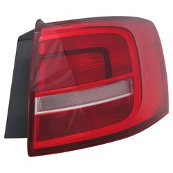 VOLKSWAGEN JETTA SEDAN (EXC GLI) TAIL LAMP ASSEMBLY RIGHT (Passenger Side) (OUTER)(WO/LED)(TO 6/28/15) **CAPA** OEM#5C6945096F 2015 PL#VW2805112C