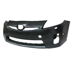 TOYOTA PRIUS (1.8L) FRONT BUMPER COVER PRIMED (W/O HL WASHER)(W/ SIDE SENSOR)**CAPA** OEM#5211947918 2010-2011 PL#TO1000376C