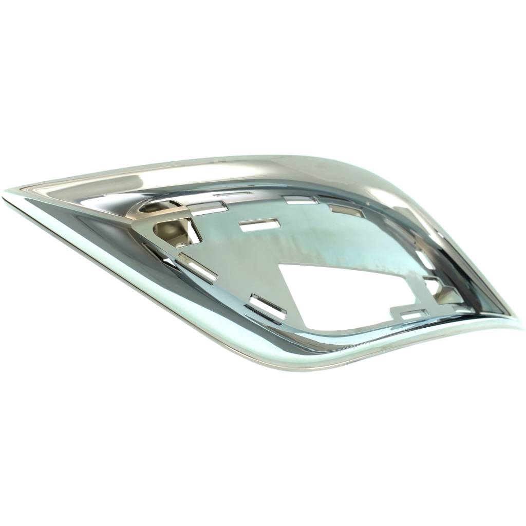 JEEPVEHICLE GRAND CHEROKEE / GRAND CHEROKEE WK FRONT BUMPER OUTER GRILLE FRAME LEFT (Driver Side) CHROME (SUMMIT) OEM#6AH13SZ0AB 2017-2021 PL#CH1038186