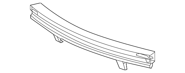 ACURA MDX REAR BUMPER REINF (ALUM)(3.0T) OEM#71530TYBA00 2022-2025 PL#AC1106142