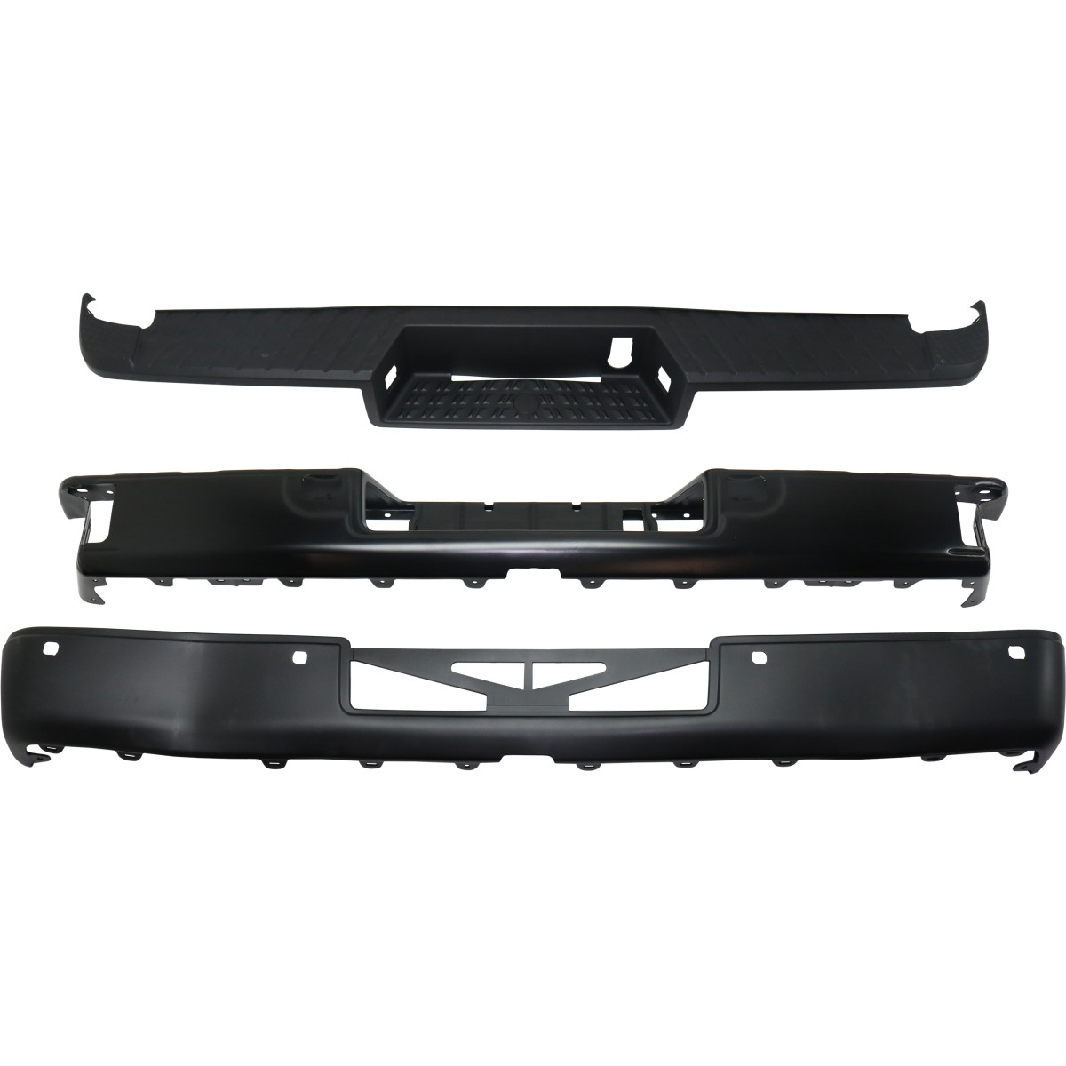 NISSAN TITAN REAR STEP BMP W/STEP PAD W/COVER (W/SENSOR)(W/BSD)(W/TOW HITCH)(PLSTIC COVER TYPE) OEM#85030EZ30C-PFM 2017-2019 PL#NI1103131