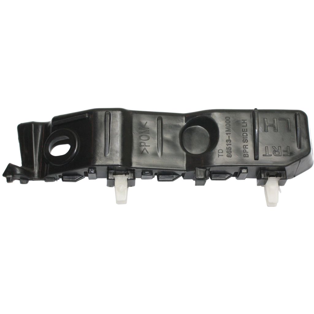 KIA FORTE5 HATCHBACK FRONT BUMPER COVER SIDE BRACKET LEFT (Driver Side) (PLASTIC) OEM#865131M000 2011-2013 PL#KI1066106