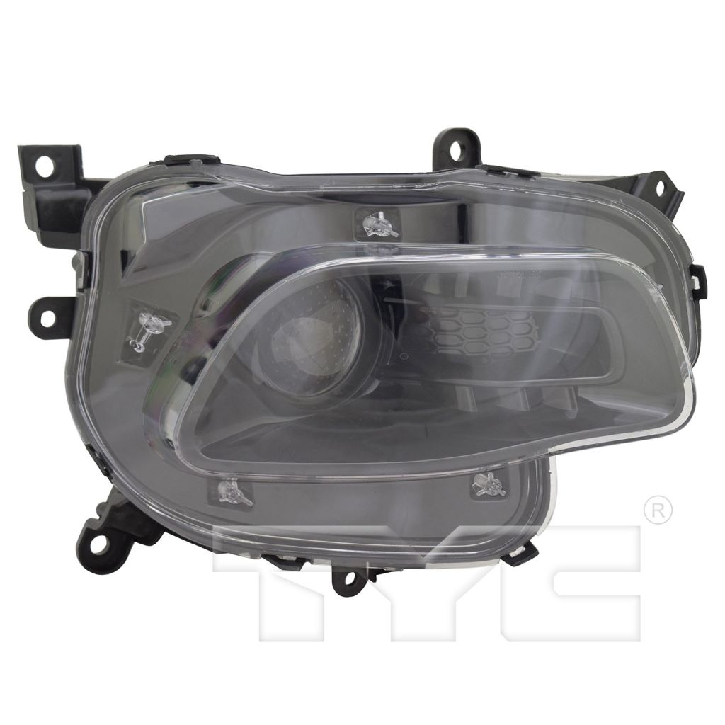 JEEP CHEROKEE HEAD LAMP ASSEMBLY RIGHT (Passenger Side) (HALOGEN)(BLK)(LOWER) **CAPA** OEM#68102846AE 2014-2016 PL#CH2503249C