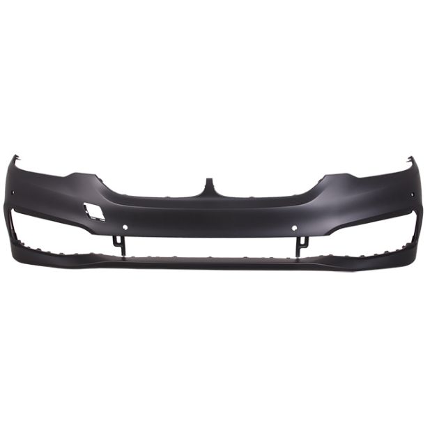 BMW BMW 5 SERIES HYBRID FRONT BUMPER COVER PRIMED (WO/WASJER)(W/SENSOR)(WO/PK ASSIST)(530/540)(WO/M PKG)**CAPA** OEM#51117427444 2018-2020 PL#BM1000468C
