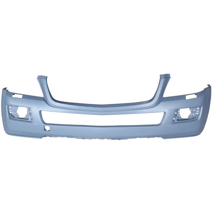 MERCEDES-BENZ GL-CLASS (164) FRONT BUMPER COVER PRIMED 320/450 (ROUND FOG)(W/ WASHER)(WO/SENSOR)(WO/CURVE LIGHT) OEM#16488515259999 2007-2009 PL#MB1000256