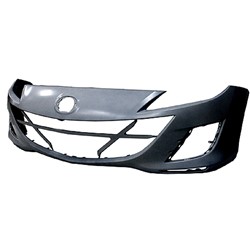 MAZDA MAZDA3 FRONT BUMPER COVER PRIMED 2.0L (BAR TYPE FOG COVER) OEM#BCW850031JBB 2010 PL#MA1000223