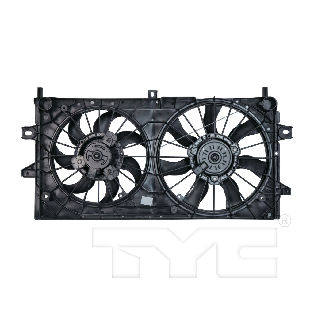 CHEVROLET MONTE CARLO RADIATOR & A/C FAN ASSEMBLY (3.5L/3.9L)(DUAL FAN) OEM#89018690-PFM 2006-2007 PL#GM3115187