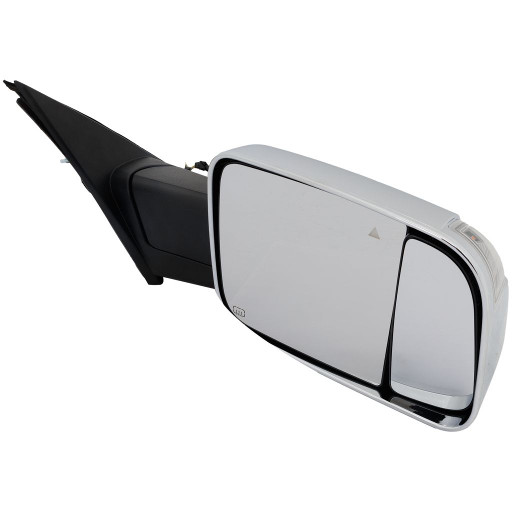 DODGE TRUCKS & VANS DODGE/PU (R1500) DOOR MIRROR RIGHT (Passenger Side) PWR/HTD/SIGNAL/PUDDLE/MEMORY (W/BSD)(CHROME)(W/TOW PKG) OEM#68276478AE 2019-2022 PL#CH1321462