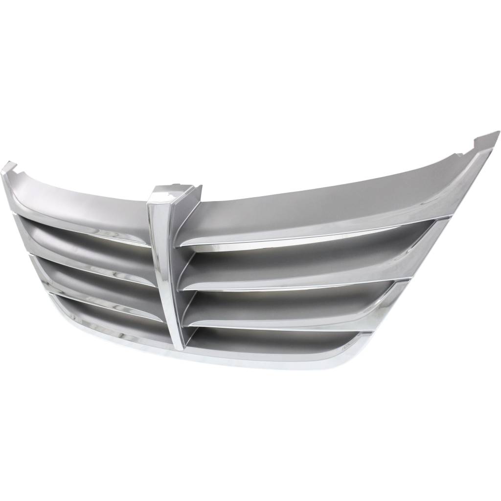 HYUNDAI GENESIS SEDAN GRILLE CHR/PTD SILVER GRAY **CAPA** OEM#863513M500 2011-2014 PL#HY1200171C