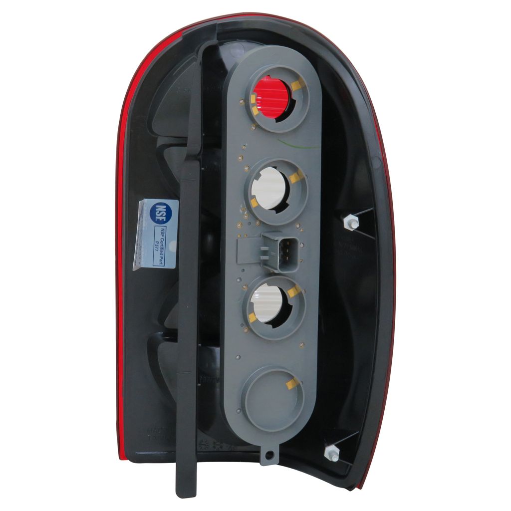 JEEPVEHICLE LIBERTY TAIL LAMP ASSY LEFT (Driver Side) (RED/CLEAR)(W/O LAMP GUARD)**CAPA** OEM#55157061AG 2005-2007 PL#CH2800158C