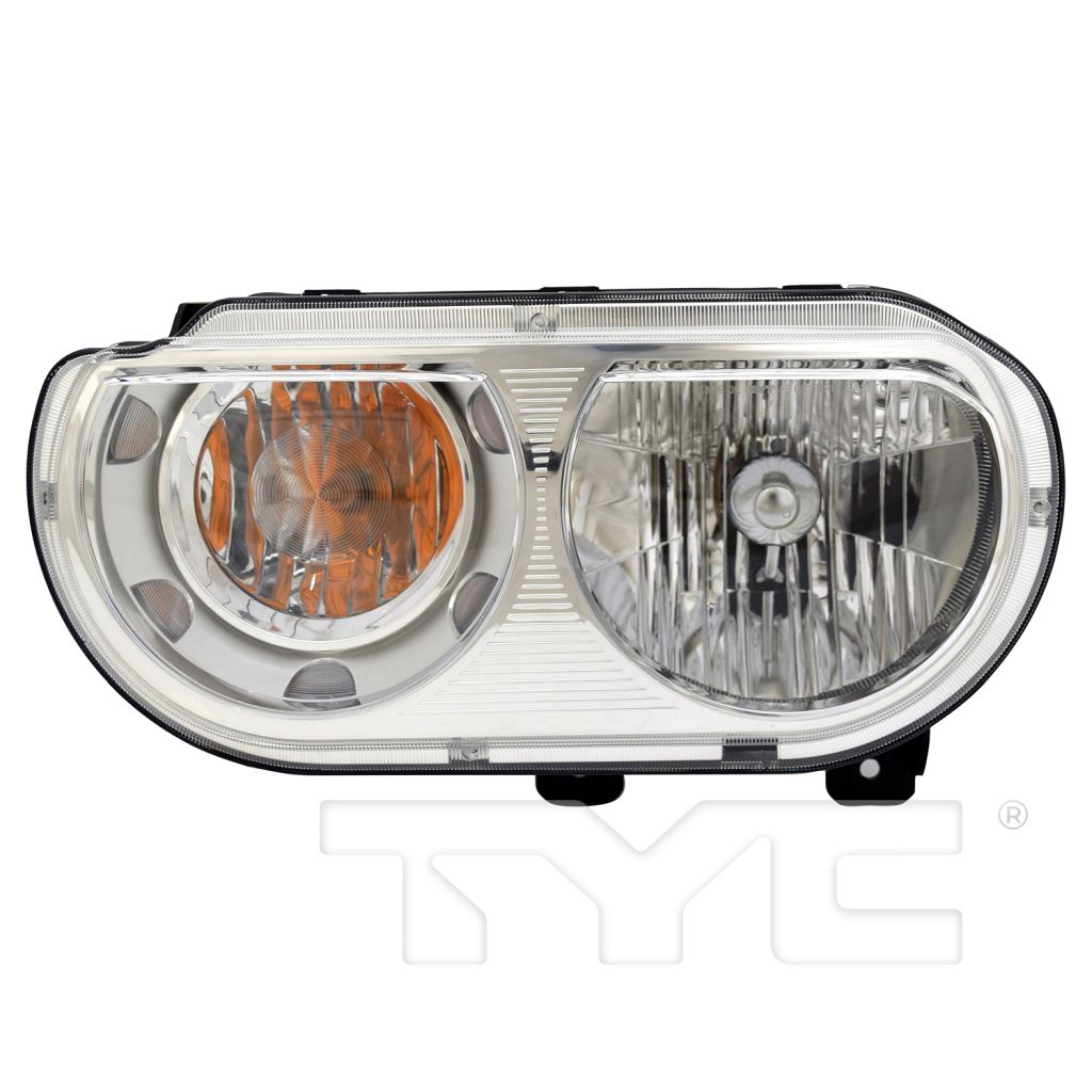 DODGE CHALLENGER HEAD LAMP ASSEMBLY LEFT (Driver Side) (HALOGEN) **CAPA** OEM#5028777AA 2008-2014 PL#CH2518137C