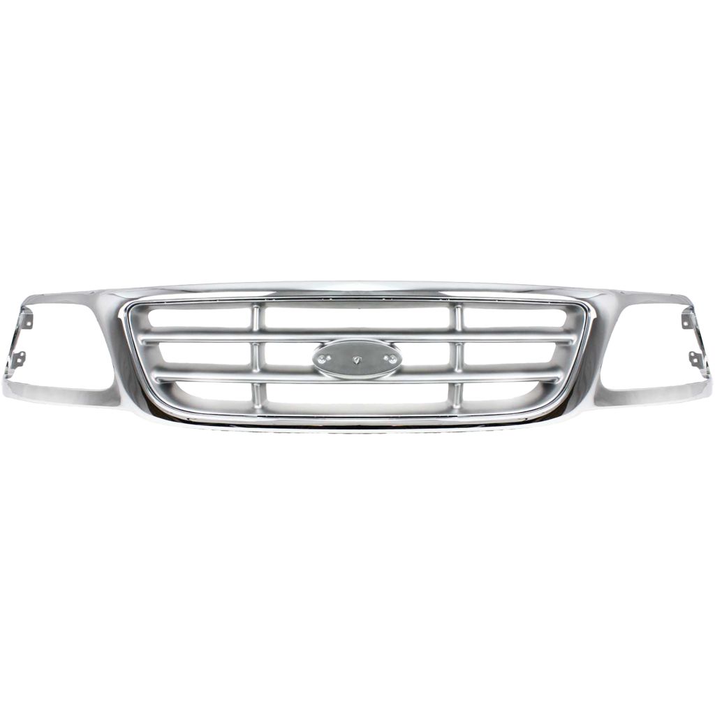FORD TRUCKS & VANS FORD/PU (F150 HERITAGE MODEL) GRILLE CHROME/SILVER (2 Horizontal & 2 Vertical bars OEM#3L3Z8200AB 2004 PL#FO1200371