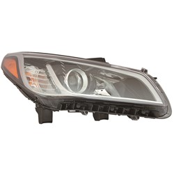 HYUNDAI SONATA HEAD LAMP ASSEMBLY LEFT (Driver Side) (HALOGEN W/DRL)(SE/ECO)**CAPA** OEM#92101C2000 2015-2017 PL#HY2502201C