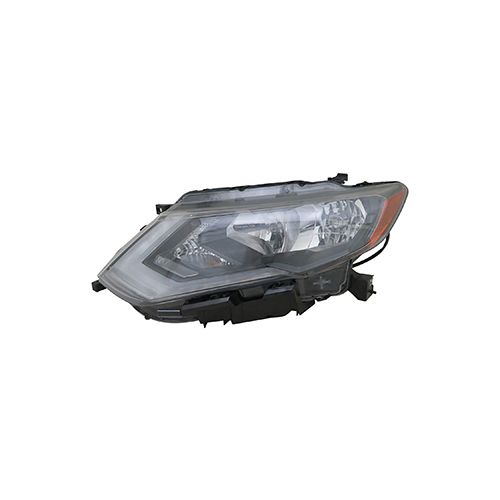 NISSAN(DATSUN) ROGUE HYBRID HEAD LAMP ASSEMBLY LEFT (Driver Side) (HALOGEN HEAD/LAMP)**CAPA** OEM#260606FL0A 2017-2019 PL#NI2502254C
