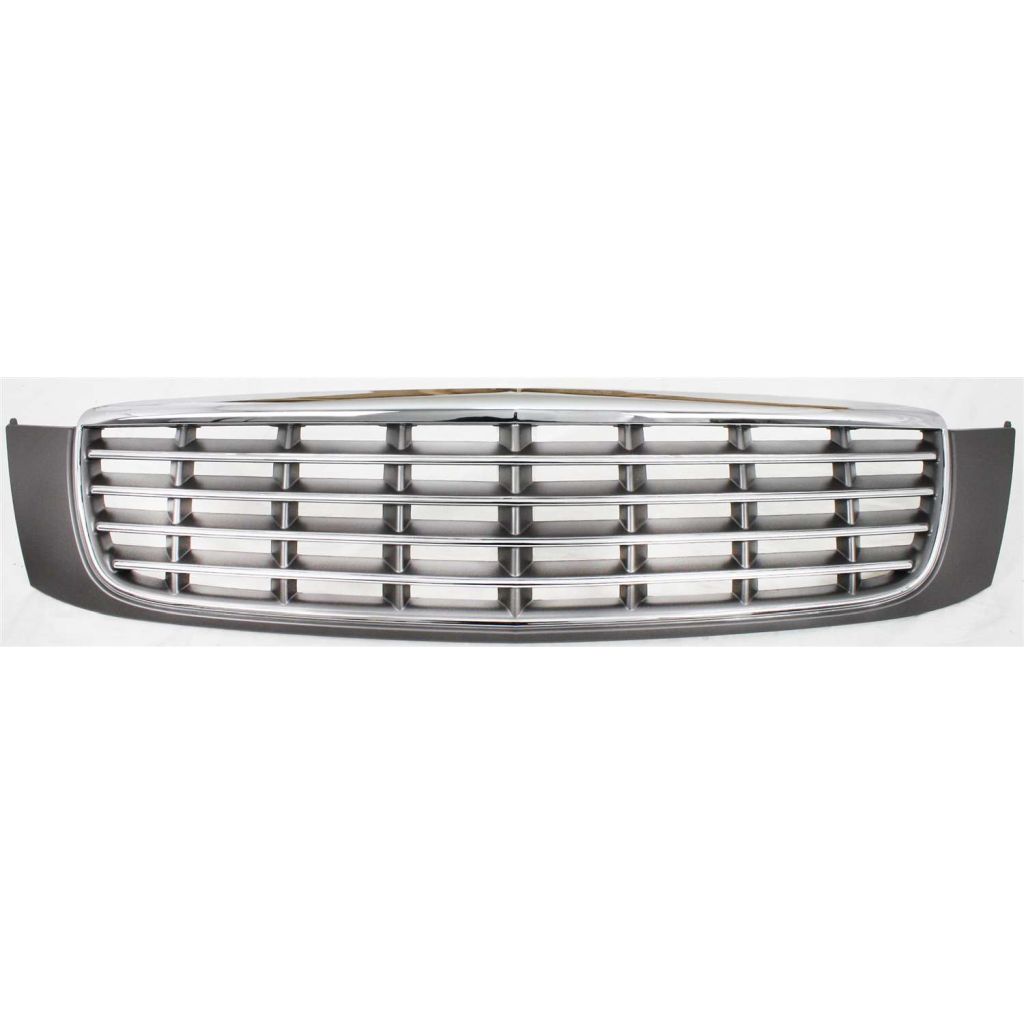CADILLAC DEVILLE GRILLE CHR/GRAY (BASE W/O RPO-TL4) OEM#89025060 2000-2005 PL#GM1200502
