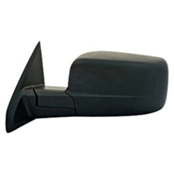 DODGE TRUCKS & VANS DODGE/PU (R2500/3500) DOOR MIRROR LEFT (Driver Side) MANUAL (SINGLE GLASS)TEXT BLACK) OEM#55372069AH 2010-2012 PL#CH1320308