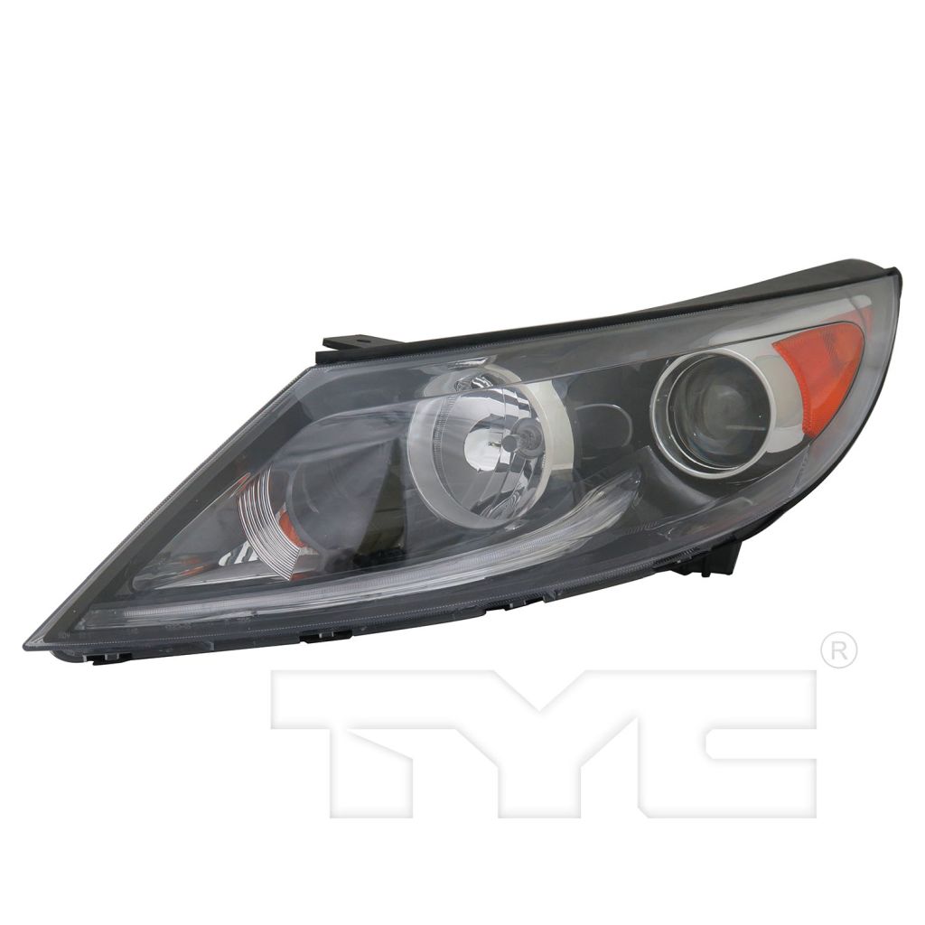 KIA SPORTAGE HEAD LAMP ASSEMBLY LEFT (Driver Side) W/LED ACCENT**CAPA** OEM#921013W710 2013-2016 PL#KI2502177C
