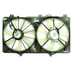 TOYOTA CAMRY RADIATOR & A/C FAN ASSEMBLY (L4)(DUAL FAN) OEM#167110H090-PFM 2007-2009 PL#TO3115151