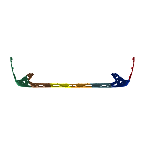 HYUNDAI SANTA FE FRONT BUMPER COVER LOWER PRIMED (W/SENSOR)(CALLIGRAPHY) OEM#86550S2950 2021-2023 PL#HY1015125