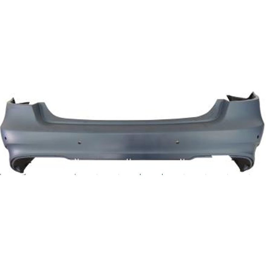 MERCEDES-BENZ E-CLASS HYBRID (E400) REAR BUMPER COVER PRIMED (W/ SENSOR) (W/AMG) OEM#21288535389999 2014-2015 PL#MB1100333