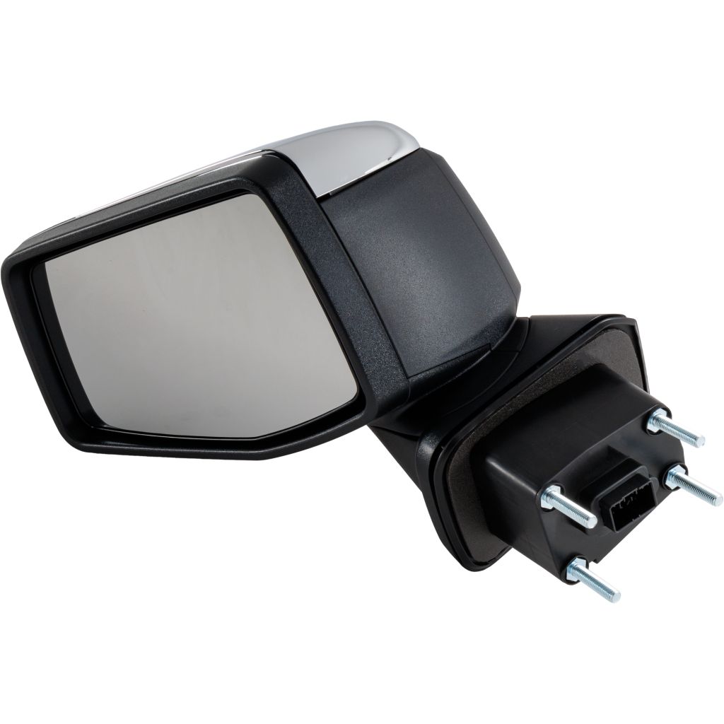 GM TRUCKS & VANS SILVERADO/PU 1500 DOOR MIRROR LEFT (Driver Side) PWR/HTD (W/SPOT GLASS)(CHROME CVR)(STD) OEM#86588302-PFM 2022-2023 PL#GM1320585