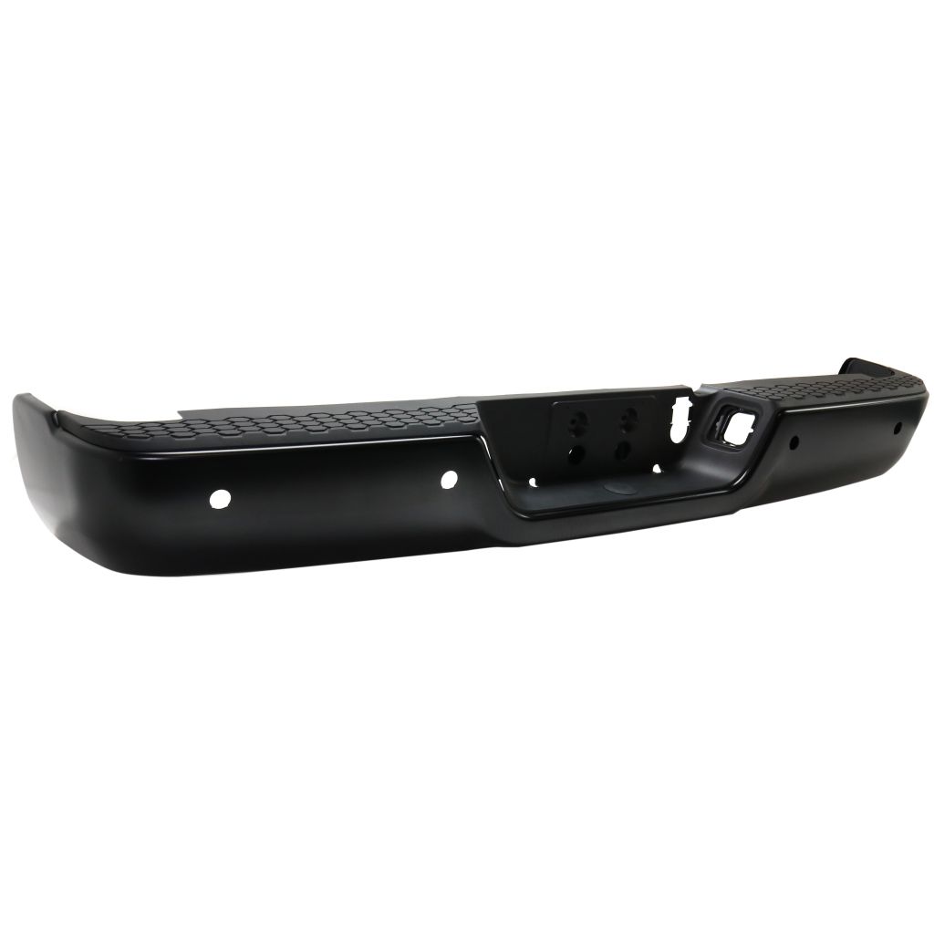 DODGE TRUCKS & VANS DODGE/PU (R2500/3500) REAR STEP BUMPER ASSY BLACK (W/SENSOR) OEM#68207307AA-PFM 2013-2018 PL#CH1103127