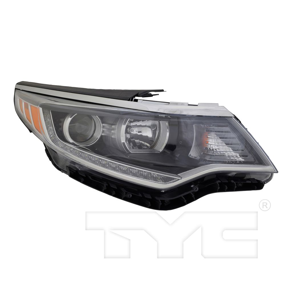 KIA OPTIMA HEAD LAMP ASSY RIGHT (Passenger Side) (HALOGEN)(W/DRL)(USA) OEM#92102D5040 2018 PL#KI2503225