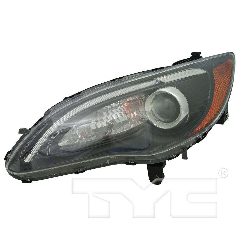 CHRYSLER 200 CONV HEAD LAMP ASSY LEFT (Driver Side) (S MDL)(BLACK BEZEL WO/CHROME INSERT) OEM#68088067AG 2011-2014 PL#CH2502275
