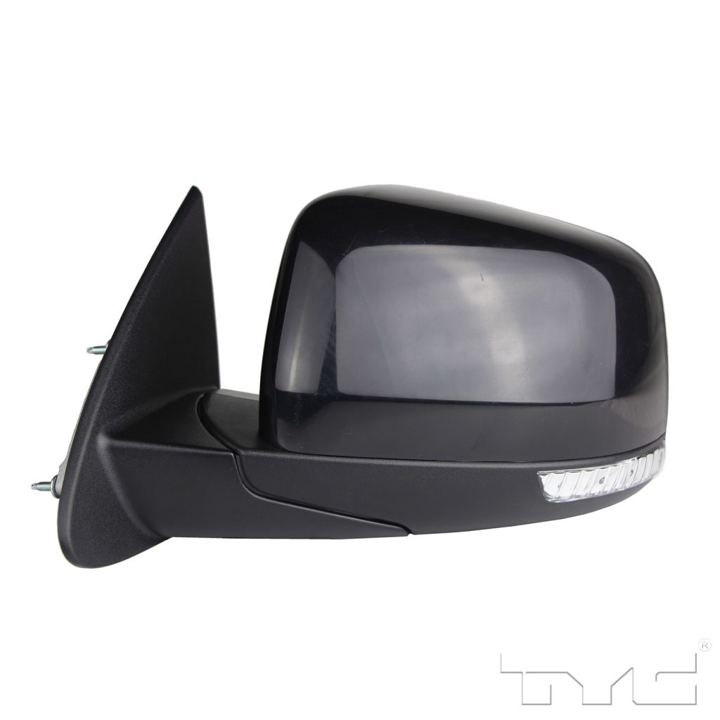 DODGE TRUCKS & VANS DURANGO DOOR MIRROR LEFT (Driver Side) PWR/HTD/SIGNAL/MEMORY (W/BSD)(BLACK)(PTM)NO DIMMING OEM#5SH47TZZAF-PFM 2014-2022 PL#CH1320419