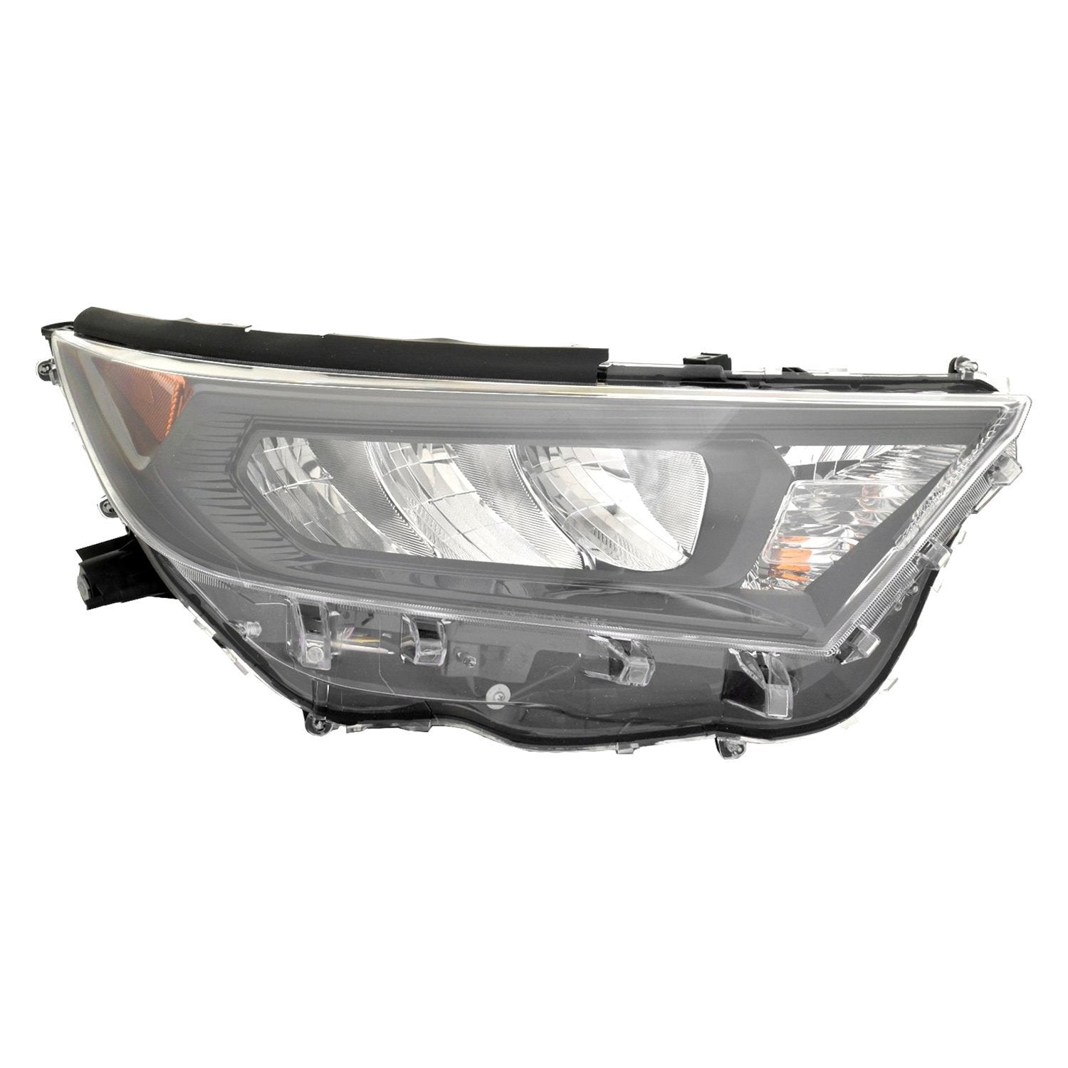 TOYOTA RAV4 HYBRID HEAD LAMP ASSY RIGHT (Passenger Side) (LE)(BLACK BEZEL) OEM# 2022 PL#TO2503312