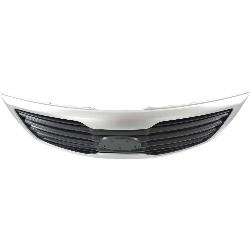 KIA SPORTAGE GRILLE SILVER FRAME/BLACK INNER (2.4L) OEM#863503W010 2011-2012 PL#KI1200148