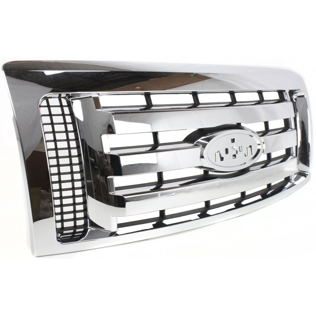 FORD TRUCKS & VANS FORD/PU (F150)(EXC SVT RAPTOR) GRILLE CHROME (3 BAR)(XLT MDL)**CAPA** OEM#9L3Z8200D 2009-2012 PL#FO1200511C