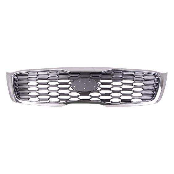 KIA SORENTO GRILLE CHROME/PTD-BLACK (EX/S) **CAPA** OEM#86380C6510 2019-2020 PL#KI1200206C