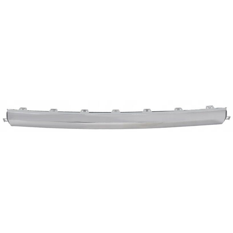 HYUNDAI SANTA FE HYBRID/HYBRID PLUG-IN FRONT BUMPER MLDG UPPER CENTER MATTE SATIN-CHROME OEM#86569S1600 2021-2023 PL#HY1044137