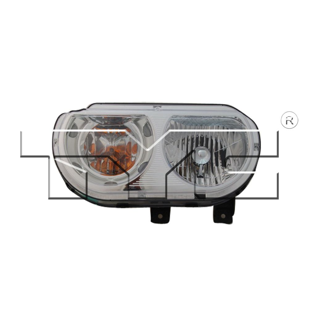 DODGE CHALLENGER HEAD LAMP ASSEMBLY LEFT (Driver Side) (HALOGEN) OEM#5028777AA 2008-2014 PL#CH2518137