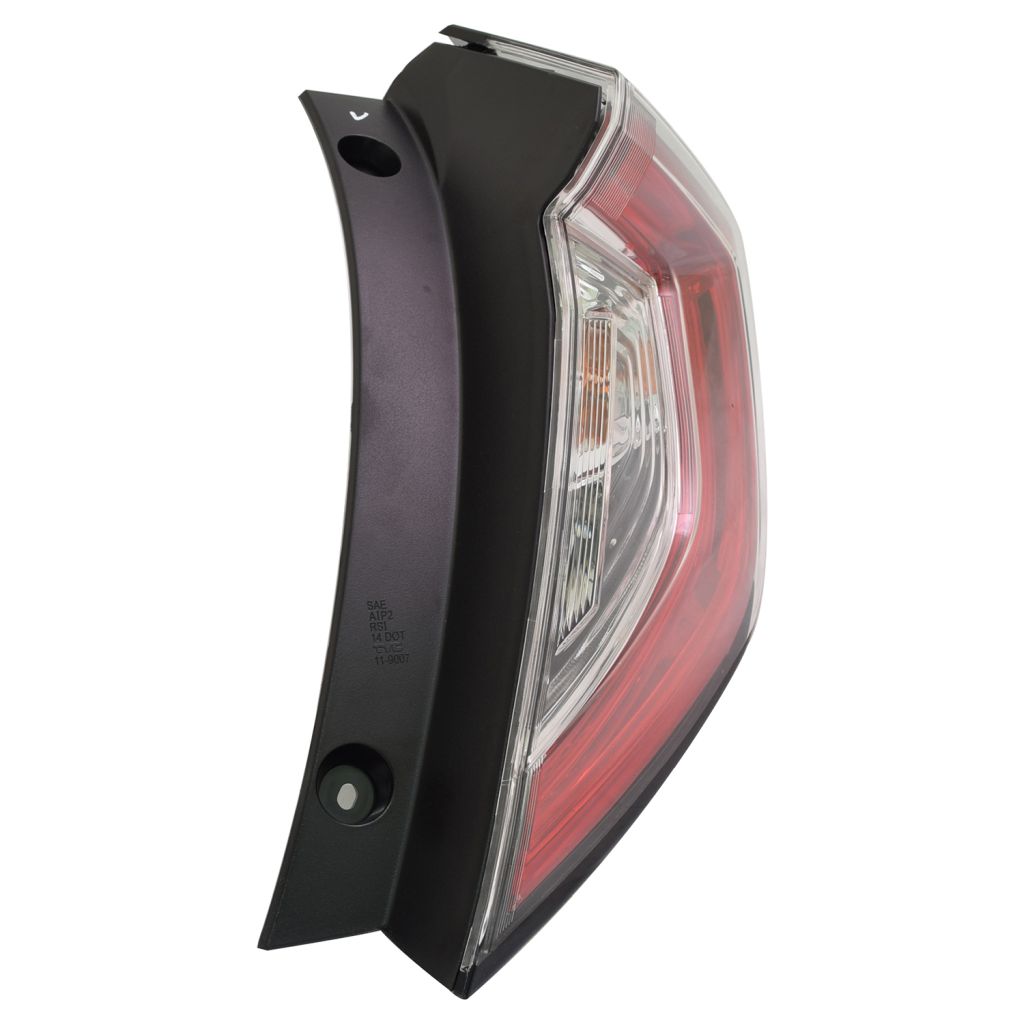 HONDA CIVIC HATCHBACK (EXC TYPE R) TAIL LAMP ASSY RIGHT (Passenger Side) (OUTER)(LED) OEM#33500TGGA02 2017-2021 PL#HO2805116