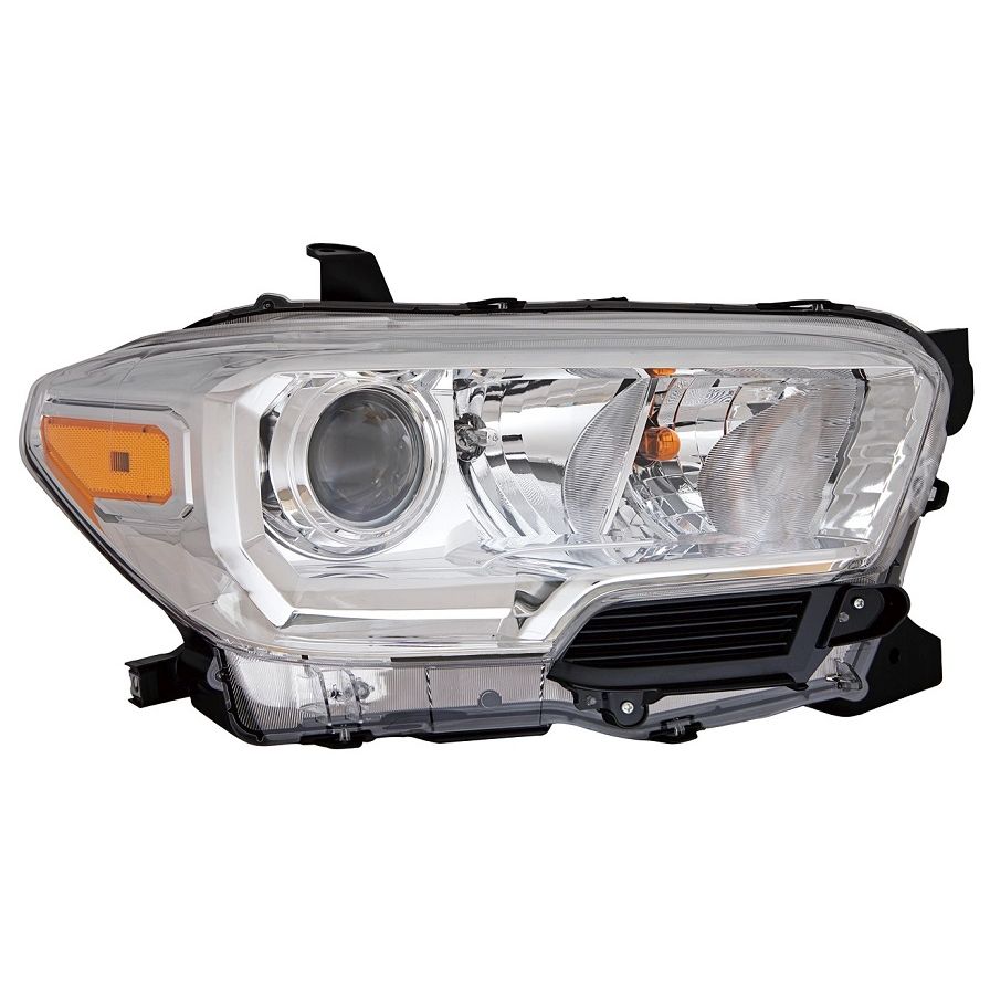 TOYOTA TACOMA HEAD LAMP ASSY RIGHT (Passenger Side) (WO/LED DRL)(WO/FOG LAMP)(ALL CHROME BEZEL)(SR)**CAPA** OEM#8111004251 2019-2023 PL#TO2503284C