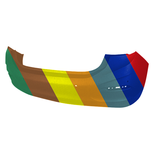 CHEVROLET CRUZE SEDAN REAR BUMPER COVER PRIMED (WO/RS)(W/SENSOR) OEM#19354100 2016-2019 PL#GM1100992