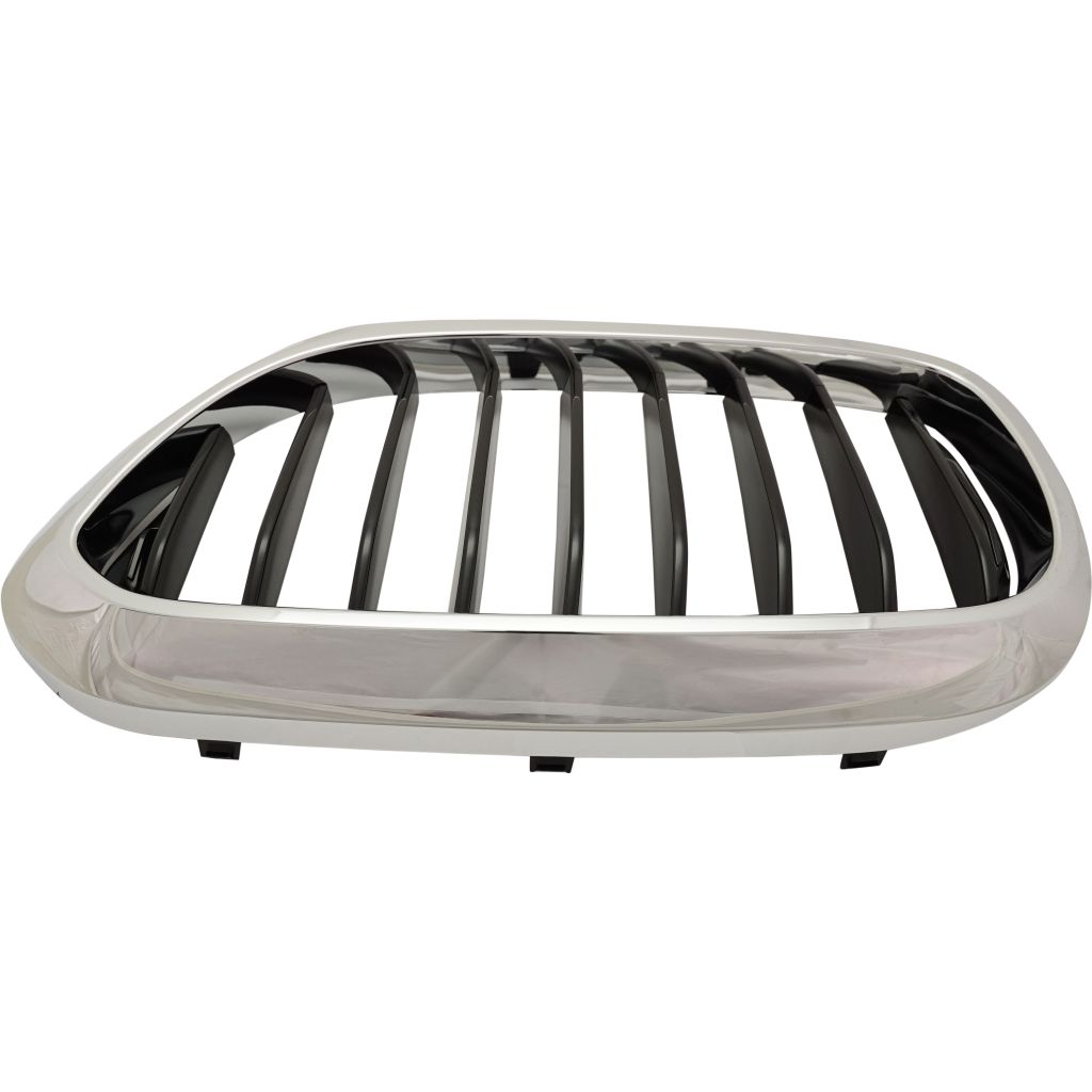BMW BMW 5 SERIES HYBRID GRILLE LEFT (Driver Side) CHROME/BLACK (W/M PKG)(WO/NIGHT VISION) OEM#51137390863 2018-2020 PL#BM1200300