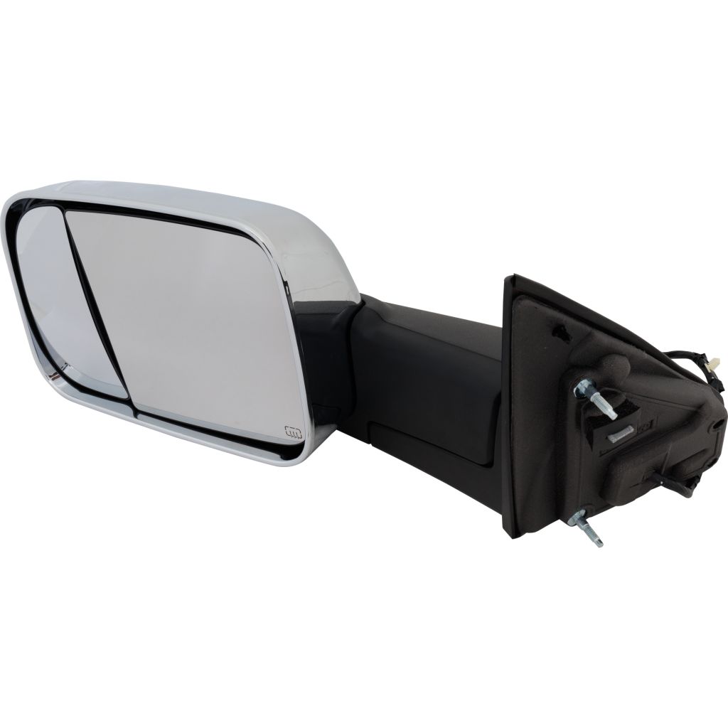 DODGE TRUCKS & VANS DODGE/PU (R1500) DOOR MIRROR LEFT (Driver Side) PWR/HTD/SIGNAL/PUDDLE/MEMORY (WO/BSD)(CHROME)(W/TOW PKG) OEM#68276477AE 2019-2022 PL#CH1320460