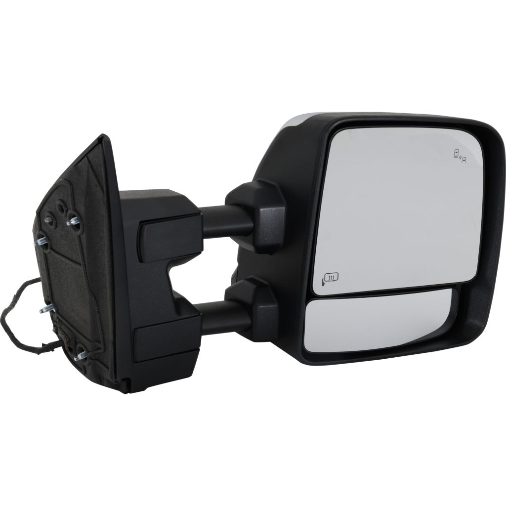 NISSAN TITAN XD DOOR MIRROR RIGHT (Passenger Side) PWR/HTD/SIGNAL/PUDDLE (W/BSM)(CHROME CVR)(TOWING)(CREWCAB)(WO/DIMMING) OEM#96301EZ91E-PFM 2016-2019 PL#NI1321309