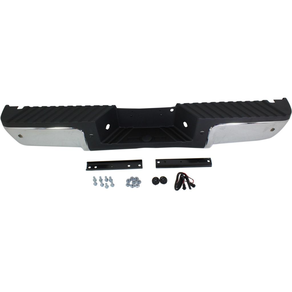 FORD TRUCKS & VANS FORD/PU F250/350/450 (SUPER DUTY) STEP BUMPER ASSY CHROME W/BLACK PAD (W/SENSOR)(WO/BRKT) OEM#9C3Z17906D-PFM 2011-2012 PL#FO1103150