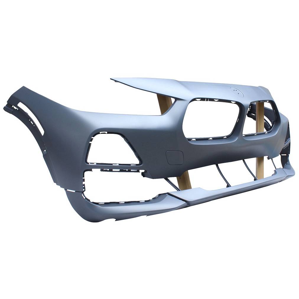 BMW BMW X2 FRONT BUMPER COVER PRIMED (WO/HL WASHER)(WO/SENSOR)(28i WO/M SPORT)**CAPA** OEM#51117499465 2018-2023 PL#BM1000500C