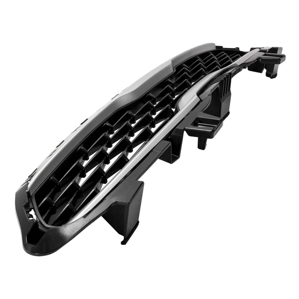 KIA FORTE SEDAN GRILLE BLACK W/SILVER MLDG (FE/LXS)**CAPA** OEM#86350M6000 2019-2021 PL#KI1200204C