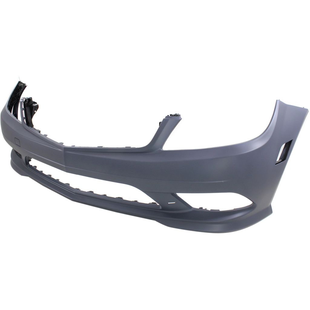 MERCEDES-BENZ C-CLASS SEDAN (204) FRONT BUMPER COVER PRIMED (SPORT)(WO/WASH)(WO/SEN)(EXC C63)(LED DRL) **CAPA** OEM#2048856138 2011 PL#MB1000424C