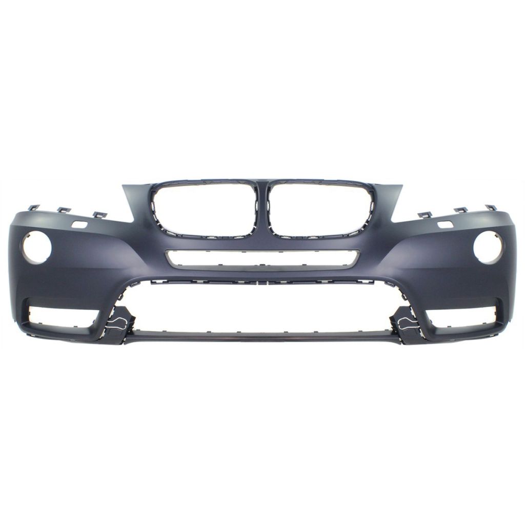 BMW BMW X3 FRONT BUMPER COVER PRM(W/ HL WASHER)(WO/M PKG) OEM#51117261188 2011-2014 PL#BM1000253