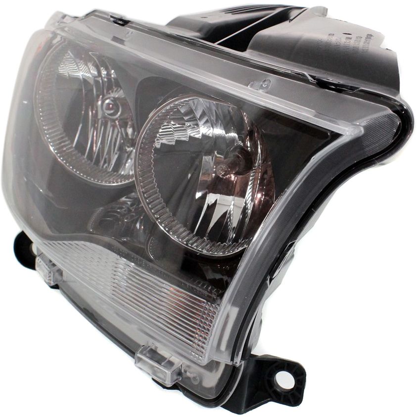DODGE TRUCKS & VANS DURANGO HEAD LAMP ASSEMBLY RIGHT (Passenger Side) (HALOGEN)(BLK BEZEL) OEM#68084076AB 2011-2013 PL#CH2503229