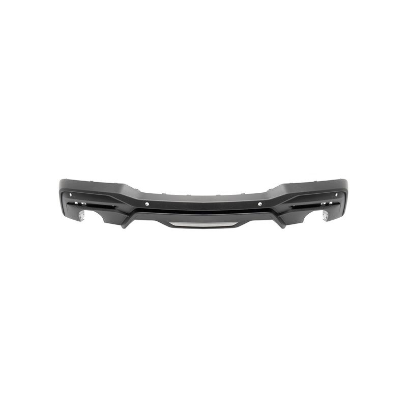 FORD MUSTANG REAR BUMPER COVER LOWER TEXTURE (W/SENSOR)(WO/ACTIVE WAVE EXHAUST)(EXC DARKHORSE) OEM#PR3Z17F828BA 2024-2025 PL#FO1115167